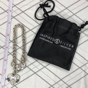 Inspired silver big sister bracelet